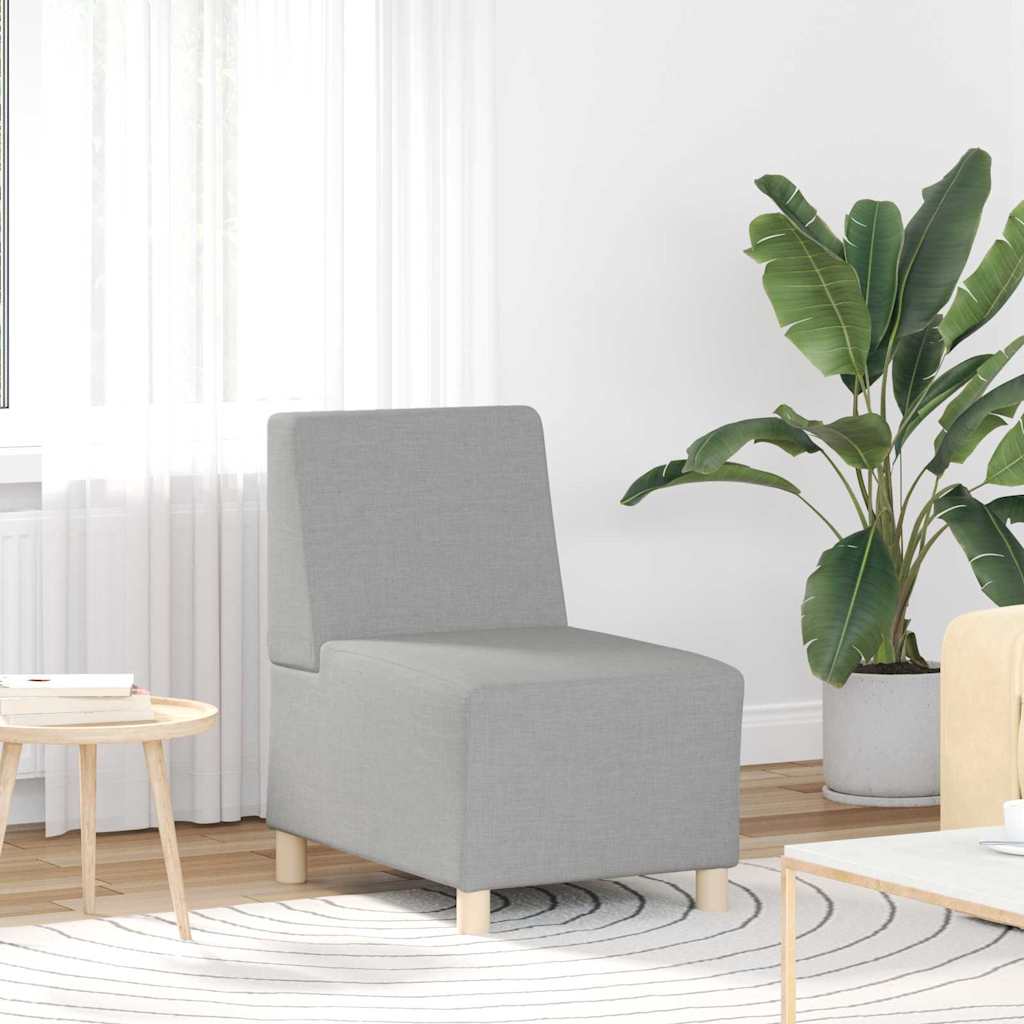 Modulares Armfreies Sofa 2 pcs Wolkengrau 55 x 74 x 82 cm Stoff