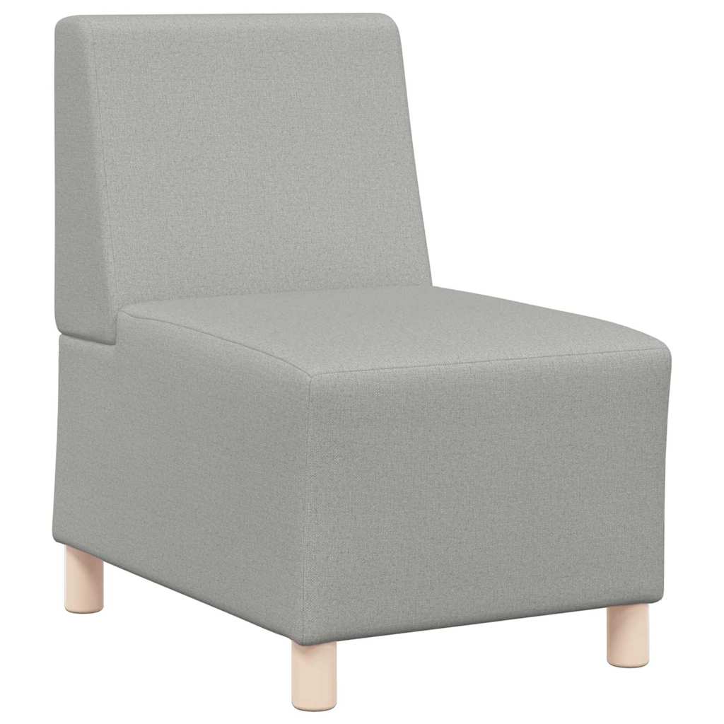 Modulares Armfreies Sofa 2 pcs Wolkengrau 55 x 74 x 82 cm Stoff