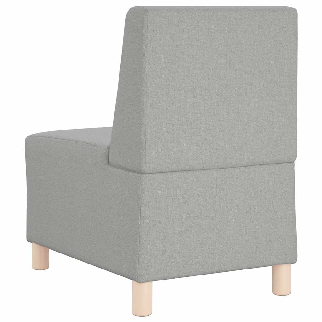 Modulares Armfreies Sofa 2 pcs Wolkengrau 55 x 74 x 82 cm Stoff