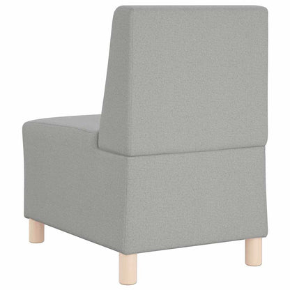 Modulares Armfreies Sofa 2 pcs Wolkengrau 55 x 74 x 82 cm Stoff