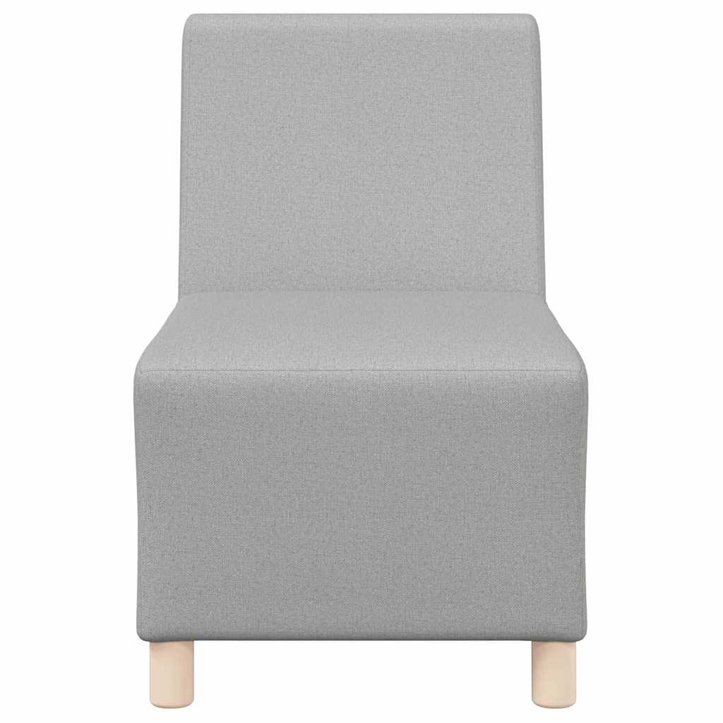 Modulares Armfreies Sofa 2 pcs Wolkengrau 55 x 74 x 82 cm Stoff