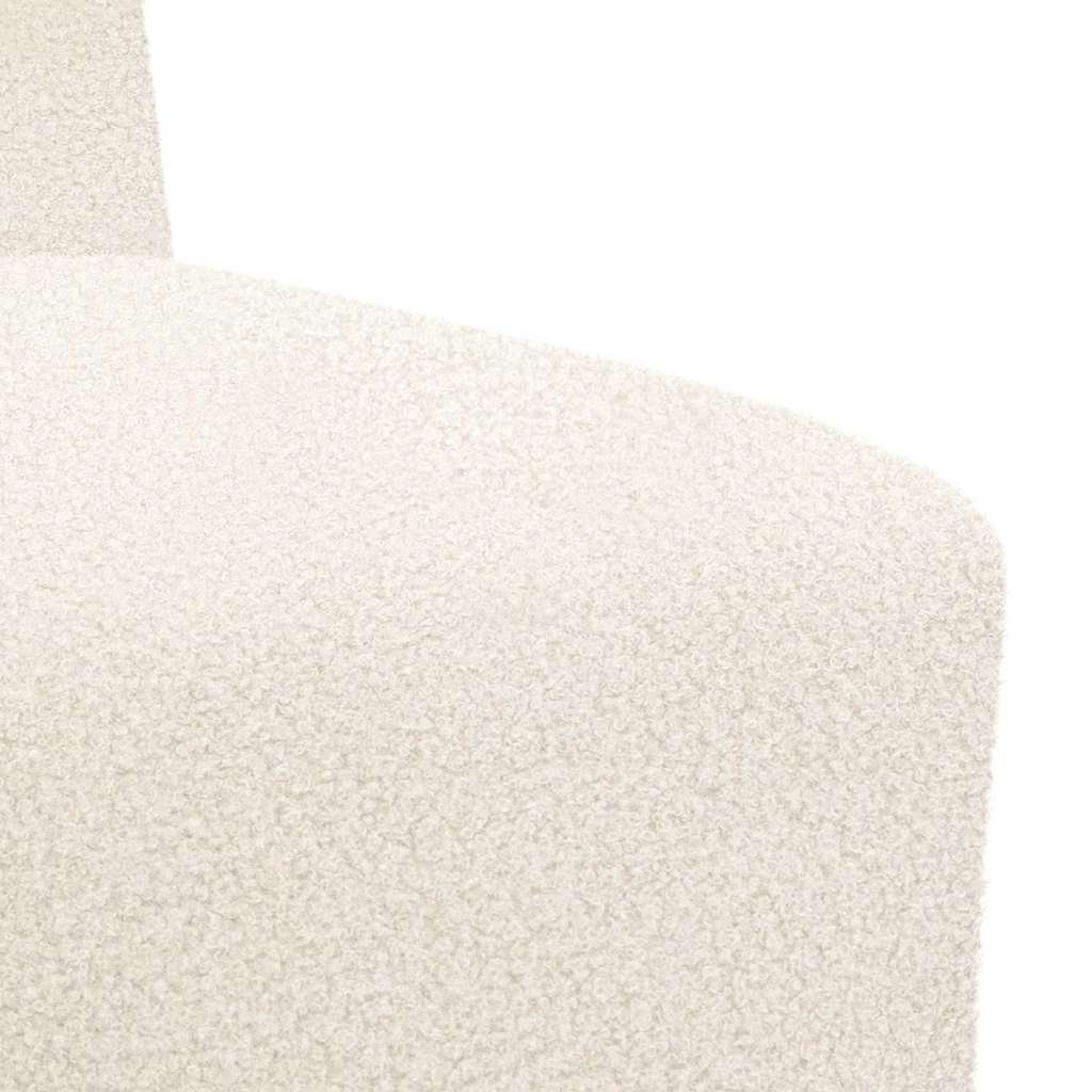 Modulares Armfreies Sofa 2 pcs Creme 55 x 74 x 82 cm