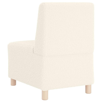 Modulares Armfreies Sofa 2 pcs Creme 55 x 74 x 82 cm