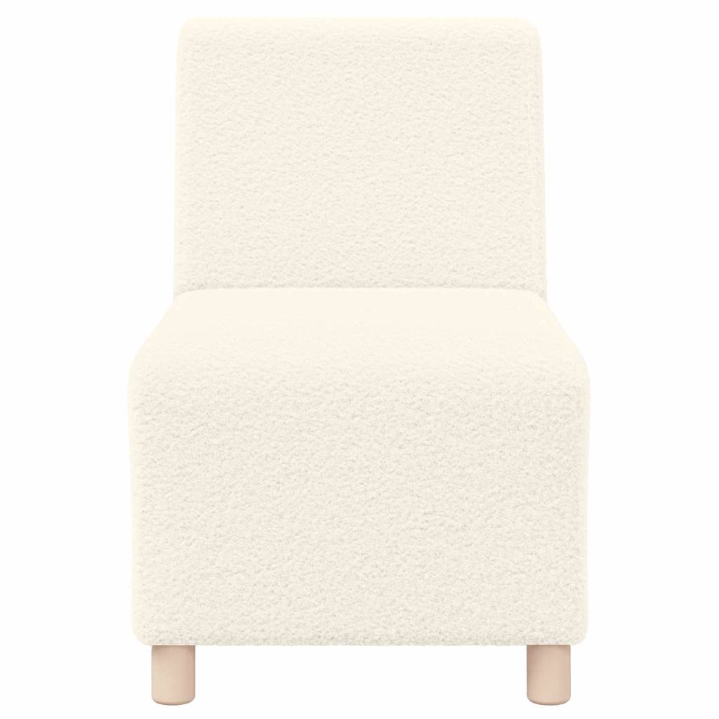Modulares Armfreies Sofa 2 pcs Creme 55 x 74 x 82 cm