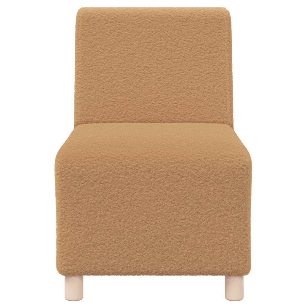 Modulares Armfreies Sofa 2 pcs Beige 55 x 74 x 82 cm