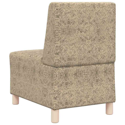 Modulares Armfreies Sofa 2 pcs Hellgrau 55 x 74 x 82 cm