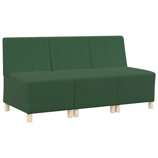 Modulares Armfreies Sofa 3 pcs Dschungelgrün 55 x 74 x 82 cm