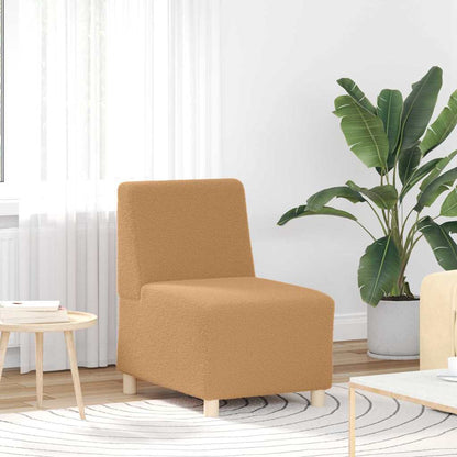 Modulares Armfreies Sofa 3 pcs Beige 55 x 74 x 82 cm