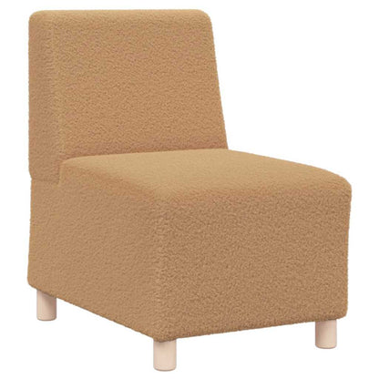 Modulares Armfreies Sofa 3 pcs Beige 55 x 74 x 82 cm