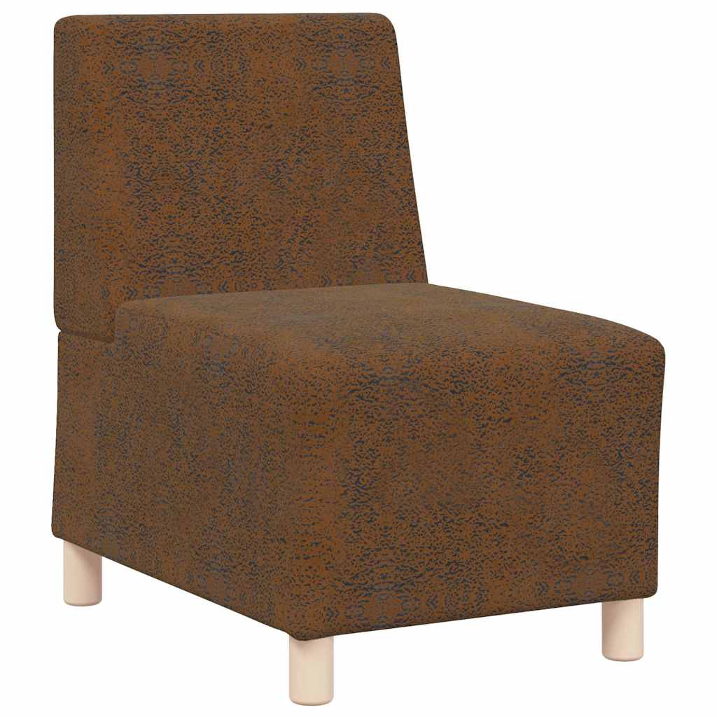 Modulares Armfreies Sofa 3 pcs Braun 55 x 74 x 82 cm