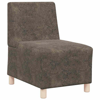 Modulares Armfreies Sofa 3 pcs Dunkelgrau 55 x 74 x 82 cm