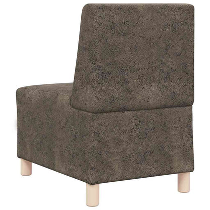 Modulares Armfreies Sofa 3 pcs Dunkelgrau 55 x 74 x 82 cm