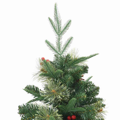 Künstlicher klappbarer Weihnachtsbaum mit Ständer Grün 150 cm
