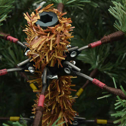 Künstlicher klappbarer Weihnachtsbaum mit Ständer Grün 120 cm