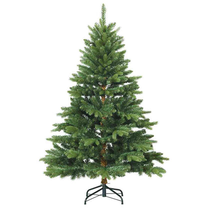 Künstlicher klappbarer Weihnachtsbaum mit Ständer Grün 120 cm