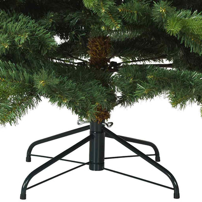 Künstlicher klappbarer Weihnachtsbaum mit Ständer Grün 180 cm