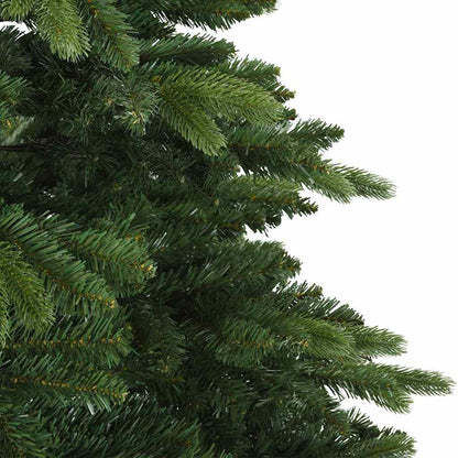 Künstlicher klappbarer Weihnachtsbaum mit Ständer Grün 240 cm