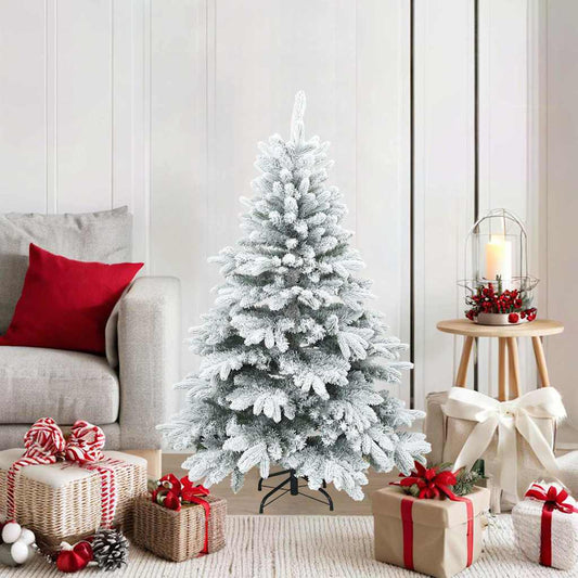 Moderner künstlicher Klapp-Weihnachtsbaum Schnee flocked Weiß