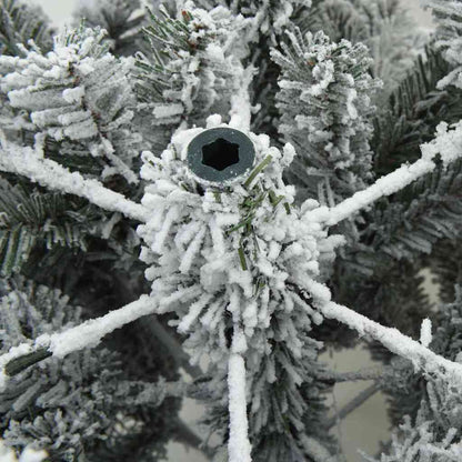 Moderner künstlicher Klapp-Weihnachtsbaum Schnee flocked Weiß