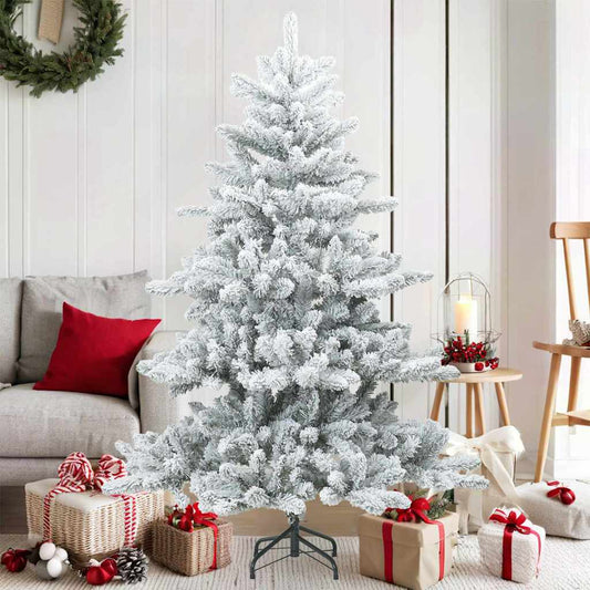Moderner künstlicher Klapp-Weihnachtsbaum Schnee flocked Weiß