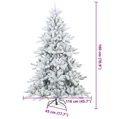 Moderner künstlicher Klapp-Weihnachtsbaum Schnee flocked Weiß