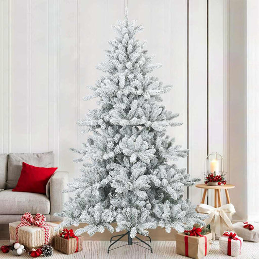 Moderner künstlicher Klapp-Weihnachtsbaum Schnee flocked Weiß