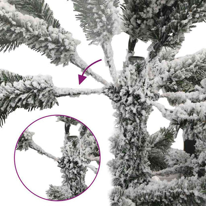 Moderner künstlicher Klapp-Weihnachtsbaum Schnee flocked Weiß