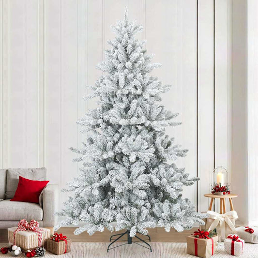Moderner künstlicher Klapp-Weihnachtsbaum Schnee flocked Weiß