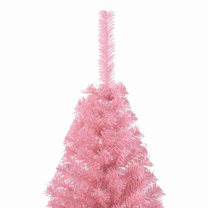 Künstlicher vorbeleuchteter Weihnachtsbaum Rosa 120 cm PVC