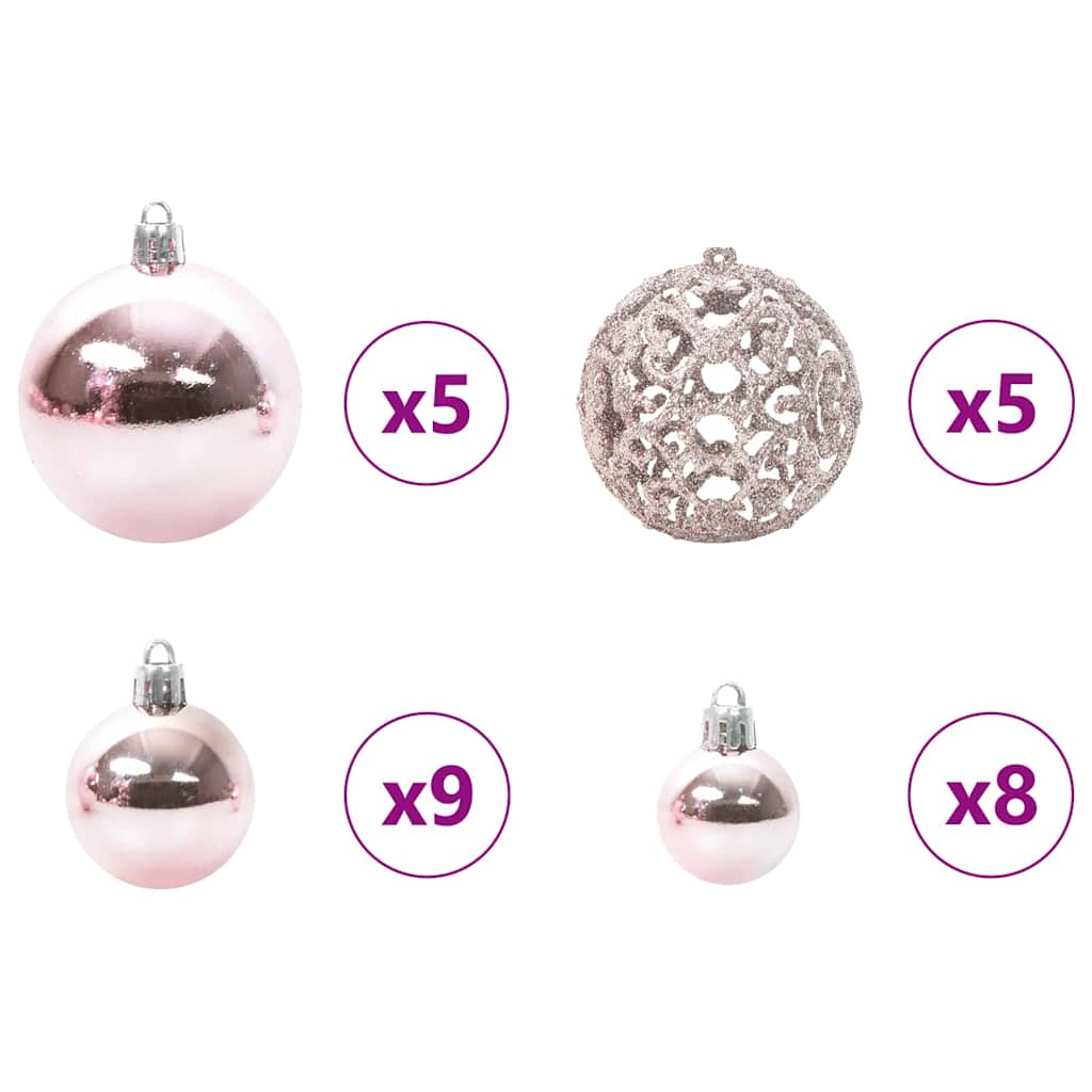 Eckiger künstlicher Weihnachtsbaum Grün 150 cm PVC und Metall