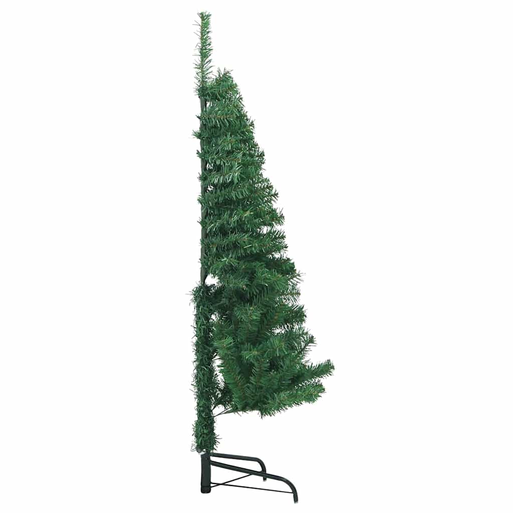 Eckiger künstlicher Weihnachtsbaum Grün 150 cm PVC und Metall