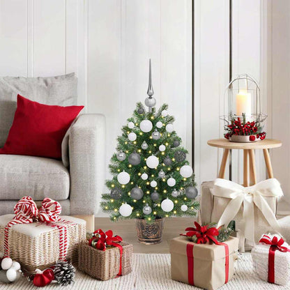Künstlicher Weihnachtsbaum mit 150 LEDs Grün 65 cm PE und PVC