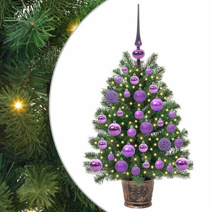 Künstlicher Weihnachtsbaum mit 150 LEDs Grün 75 cm PE und PVC