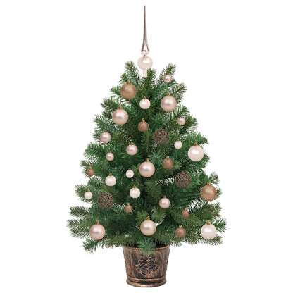 Künstlicher Weihnachtsbaum mit 150 LEDs Grün 95 cm PE und PVC