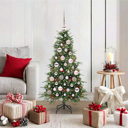 Künstlicher klappbarer Weihnachtsbaum Grün 120 cm PE und PVC