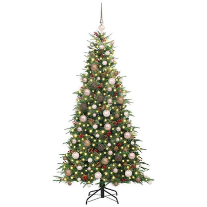 Künstlicher klappbarer Weihnachtsbaum Grün 180 cm PE und PVC