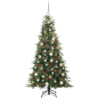 Künstlicher klappbarer Weihnachtsbaum Grün 180 cm PE und PVC