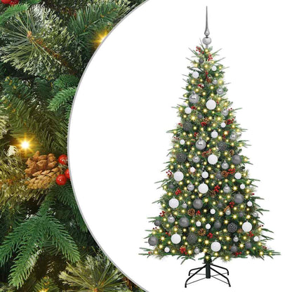 Künstlicher klappbarer Weihnachtsbaum Grün 180 cm PE und PVC