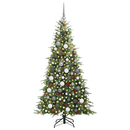 Künstlicher klappbarer Weihnachtsbaum Grün 180 cm PE und PVC
