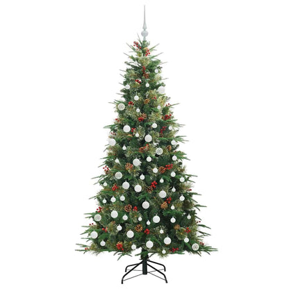 Künstlicher klappbarer Weihnachtsbaum Grün 180 cm PE und PVC