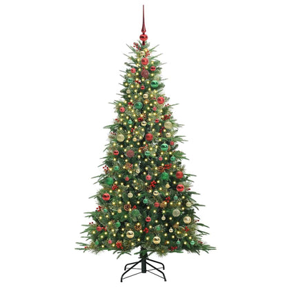Künstlicher klappbarer Weihnachtsbaum Grün 180 cm PE und PVC