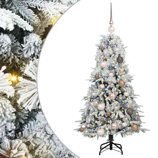 Künstlicher klappbarer Weihnachtsbaum Grün 120 cm PE und PVC