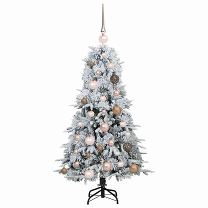 Künstlicher klappbarer Weihnachtsbaum Grün 120 cm PE und PVC