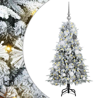 Künstlicher klappbarer Weihnachtsbaum Grün 120 cm PE und PVC
