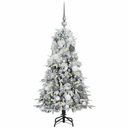 Künstlicher klappbarer Weihnachtsbaum Grün 120 cm PE und PVC