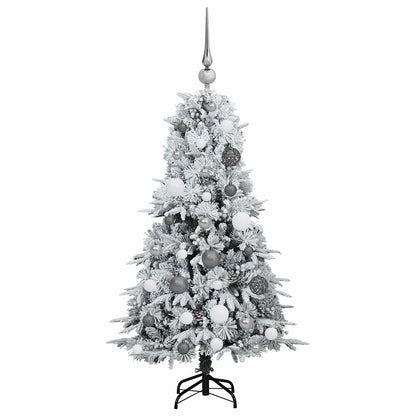 Künstlicher klappbarer Weihnachtsbaum Grün 120 cm PE und PVC