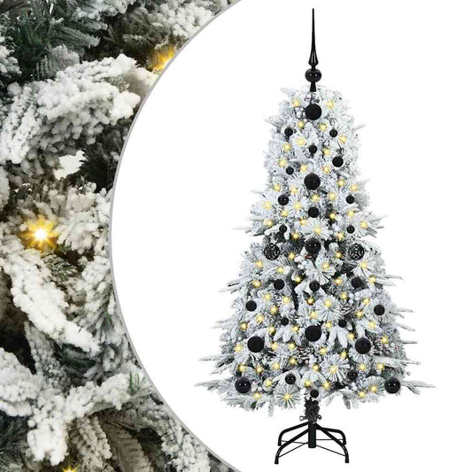Künstlicher klappbarer Weihnachtsbaum Grün 120 cm PE und PVC