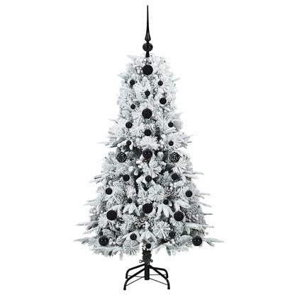 Künstlicher klappbarer Weihnachtsbaum Grün 120 cm PE und PVC