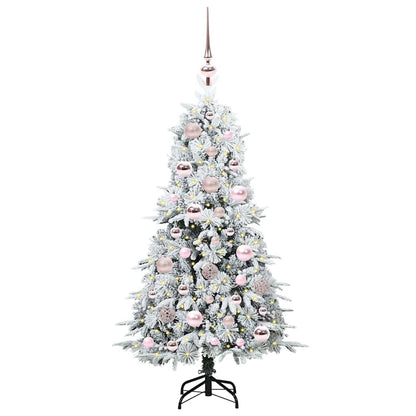 Künstlicher klappbarer Weihnachtsbaum Grün 120 cm PE und PVC