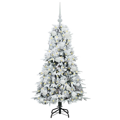 Künstlicher klappbarer Weihnachtsbaum Grün 120 cm PE und PVC